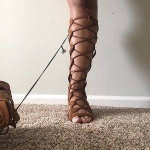 F21 Strap up sandals